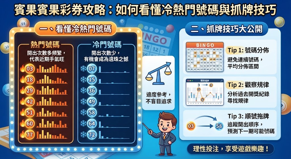 如何看懂冷熱門號碼與抓牌技巧